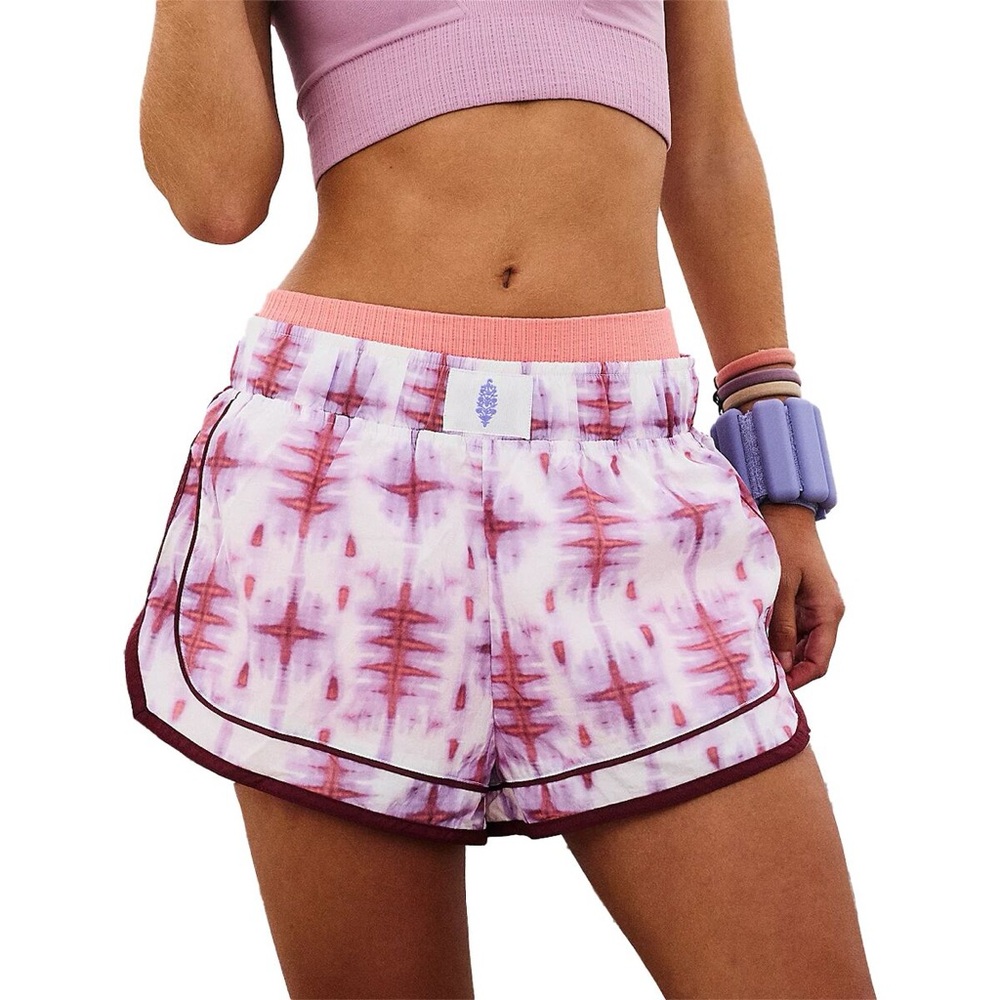 FP Movement by Free People NWT Women’s Varsity Blues Print Short